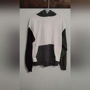 Colorblock Sweatshirt Hoodie Mens XS